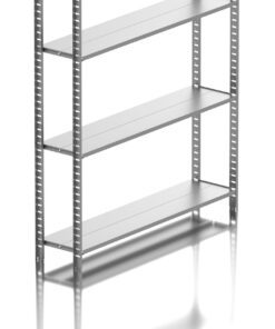 shelf with 40 cm depth / silver