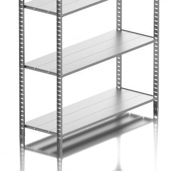 shelf with 60 cm depth / silver